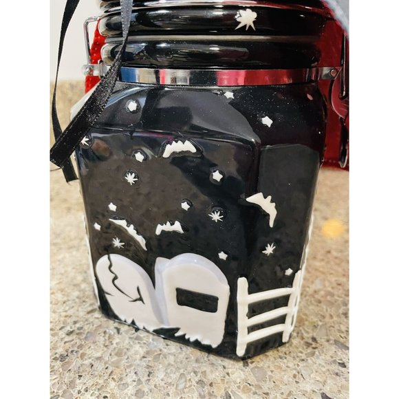 Dracula with Cap Cookie Storage Jar - HERITAGE MINT Holiday Collection Halloween - Picture 11 of 12